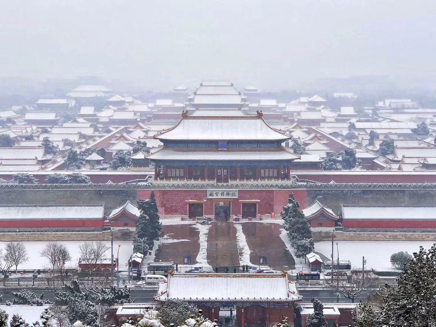 雪后故宫