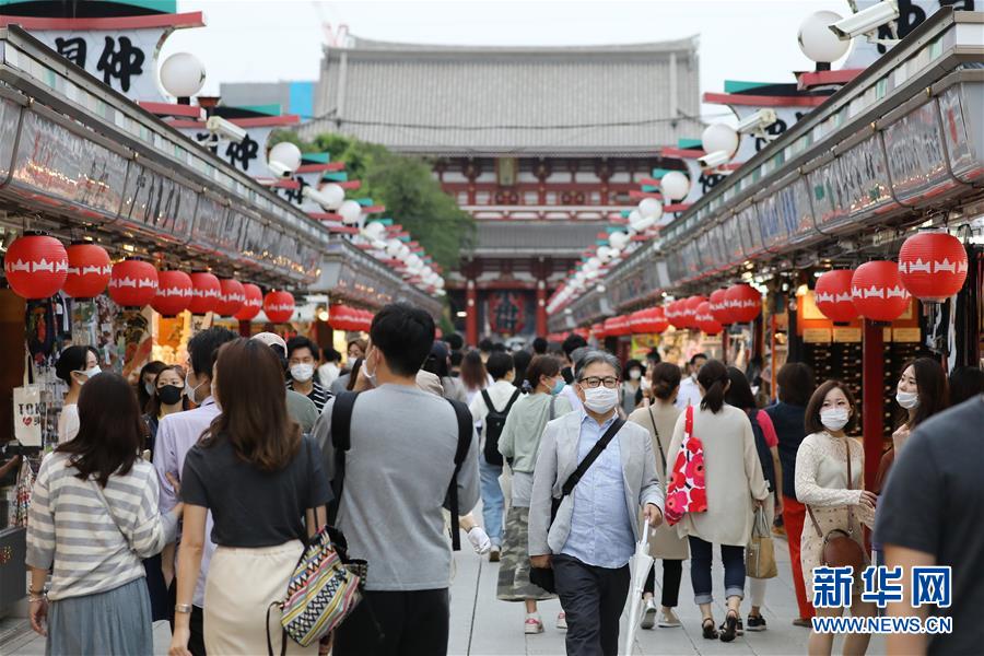 日本东京观光景区人流量逐渐恢复