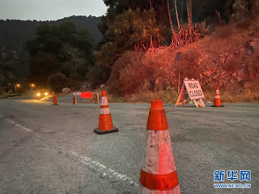 加州山火致森林公园关闭