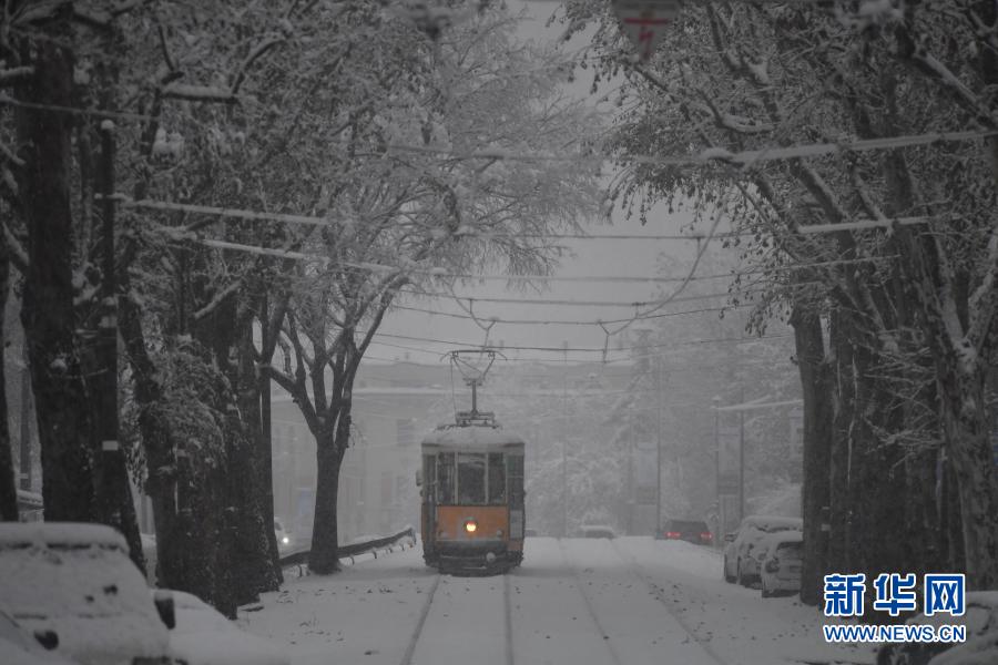 米兰降雪