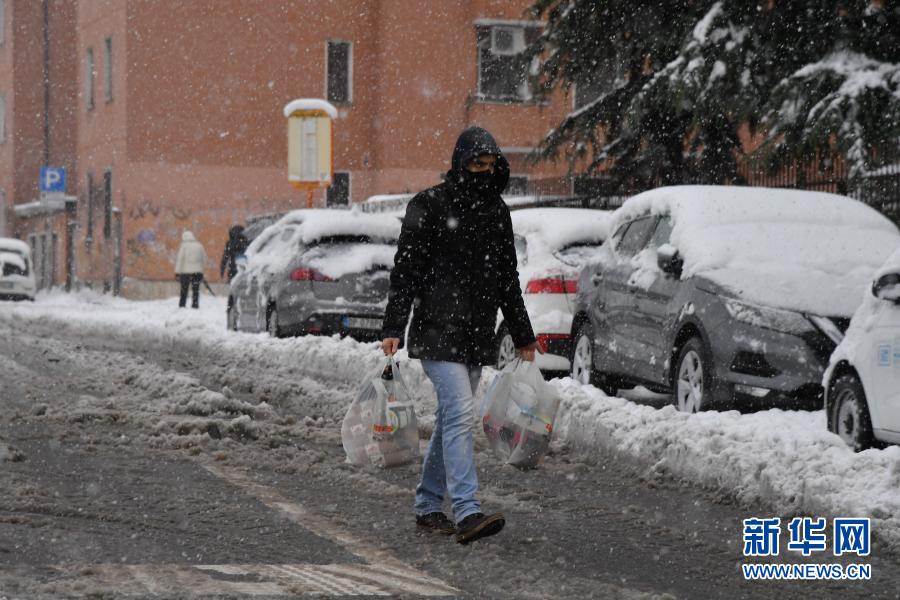 米兰降雪