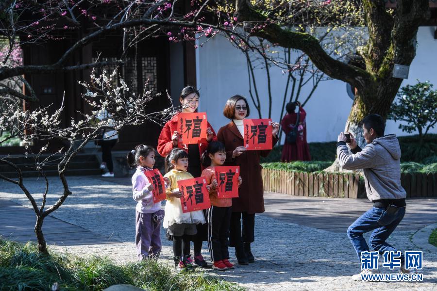 十里梅花香雪海 千树万树喜迎春