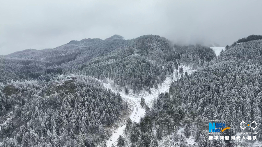 【“飞阅”中国】南方林海雪景尽显人间冬季之美