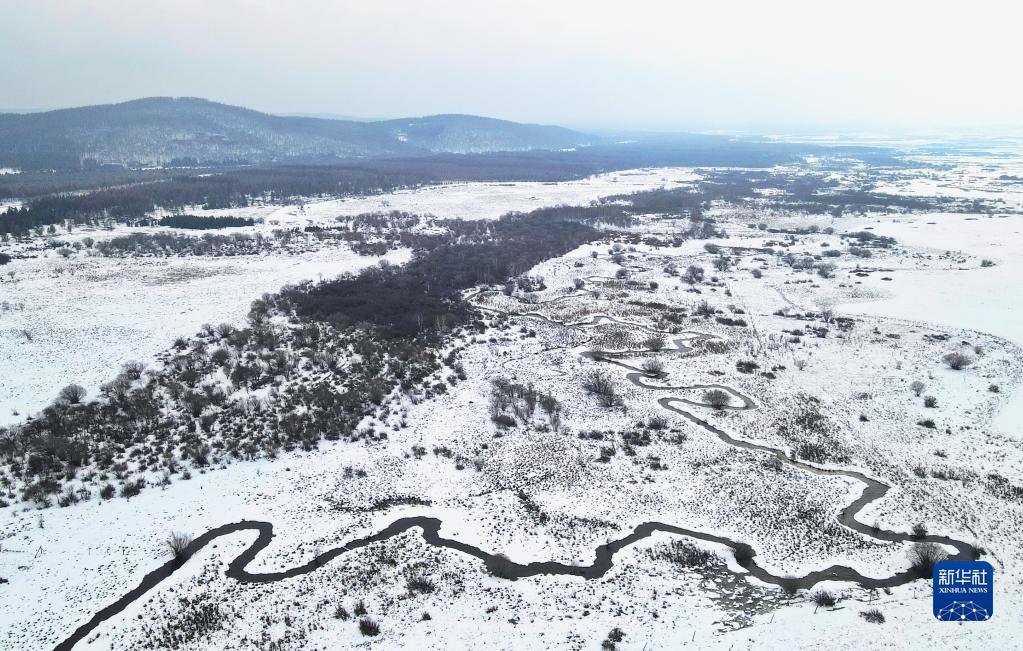 塞罕坝邂逅春雪 变身冰雪世界