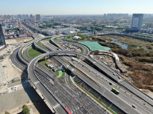 燕郊西出口改建项目建成通车 方便市民出行